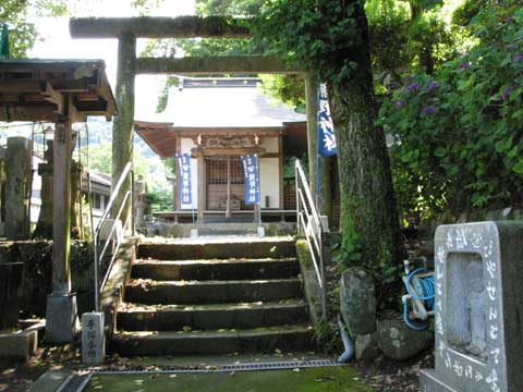 湯場熊野神社鳥居
